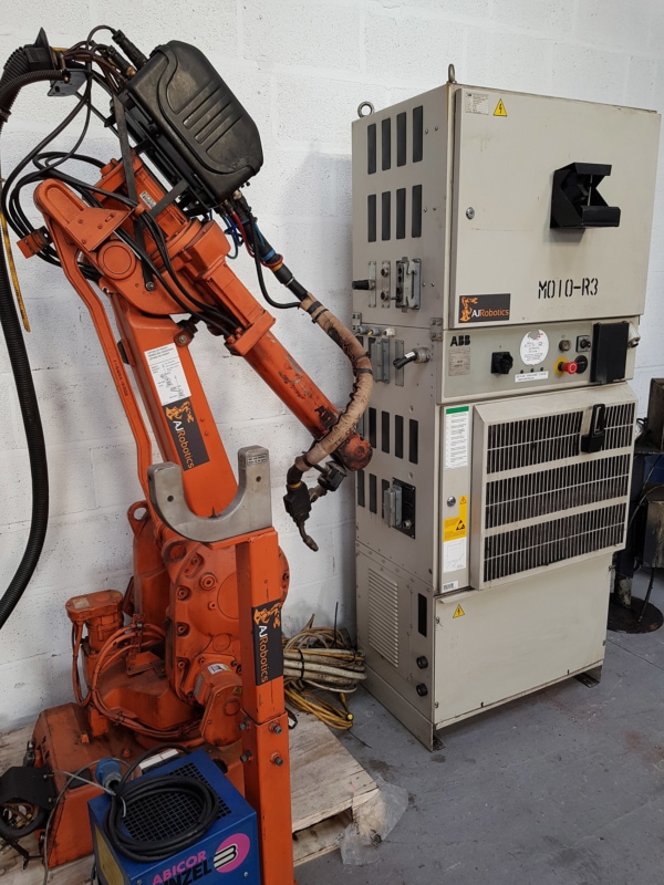 welding robot ready for refurb